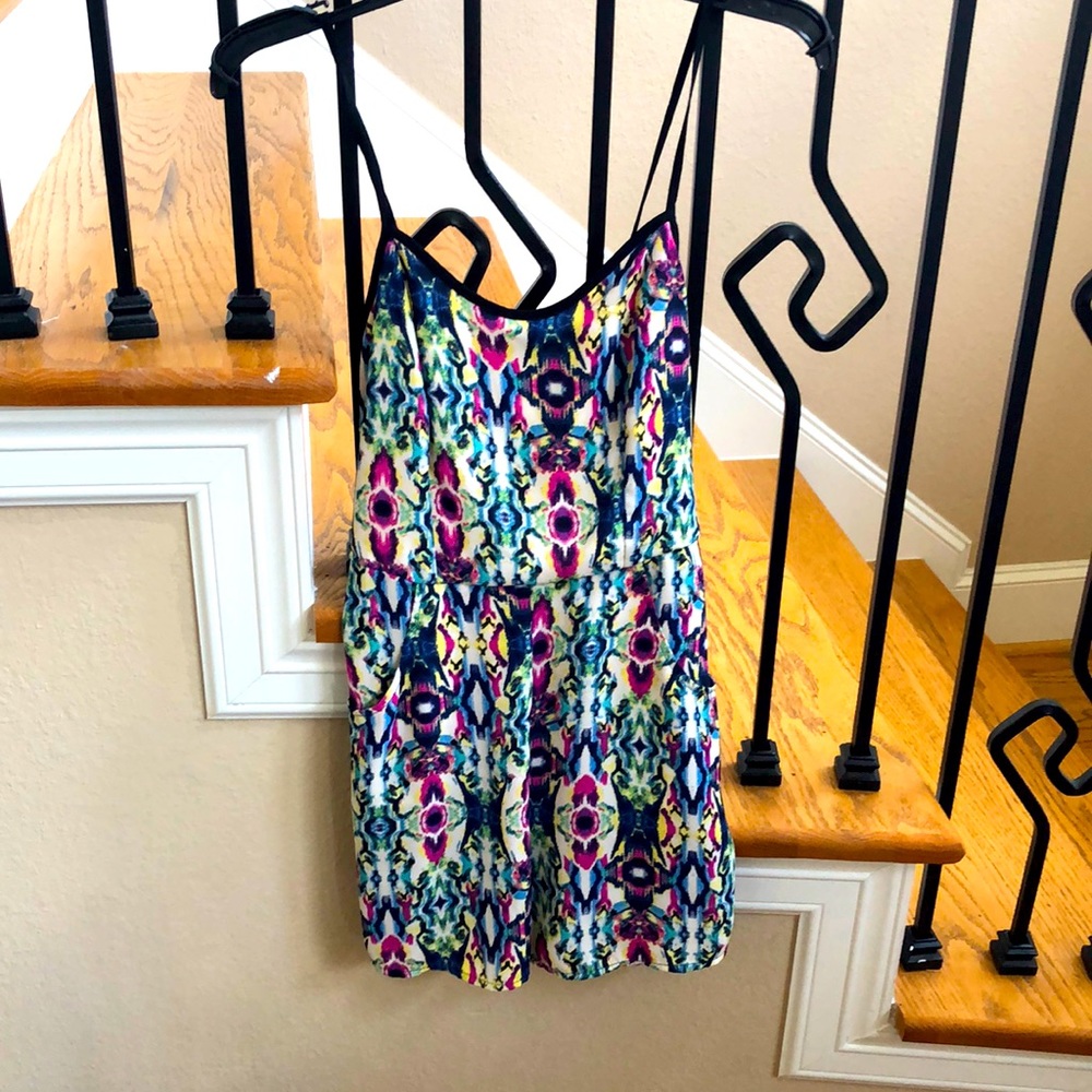 Multicolored romper